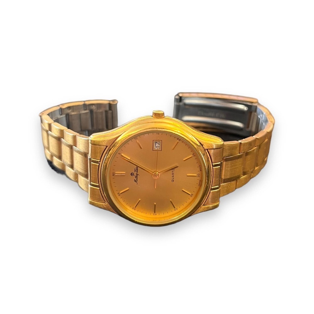 Vintage Mathey Tissot Gold Toned Watch - Picture 3 of 4